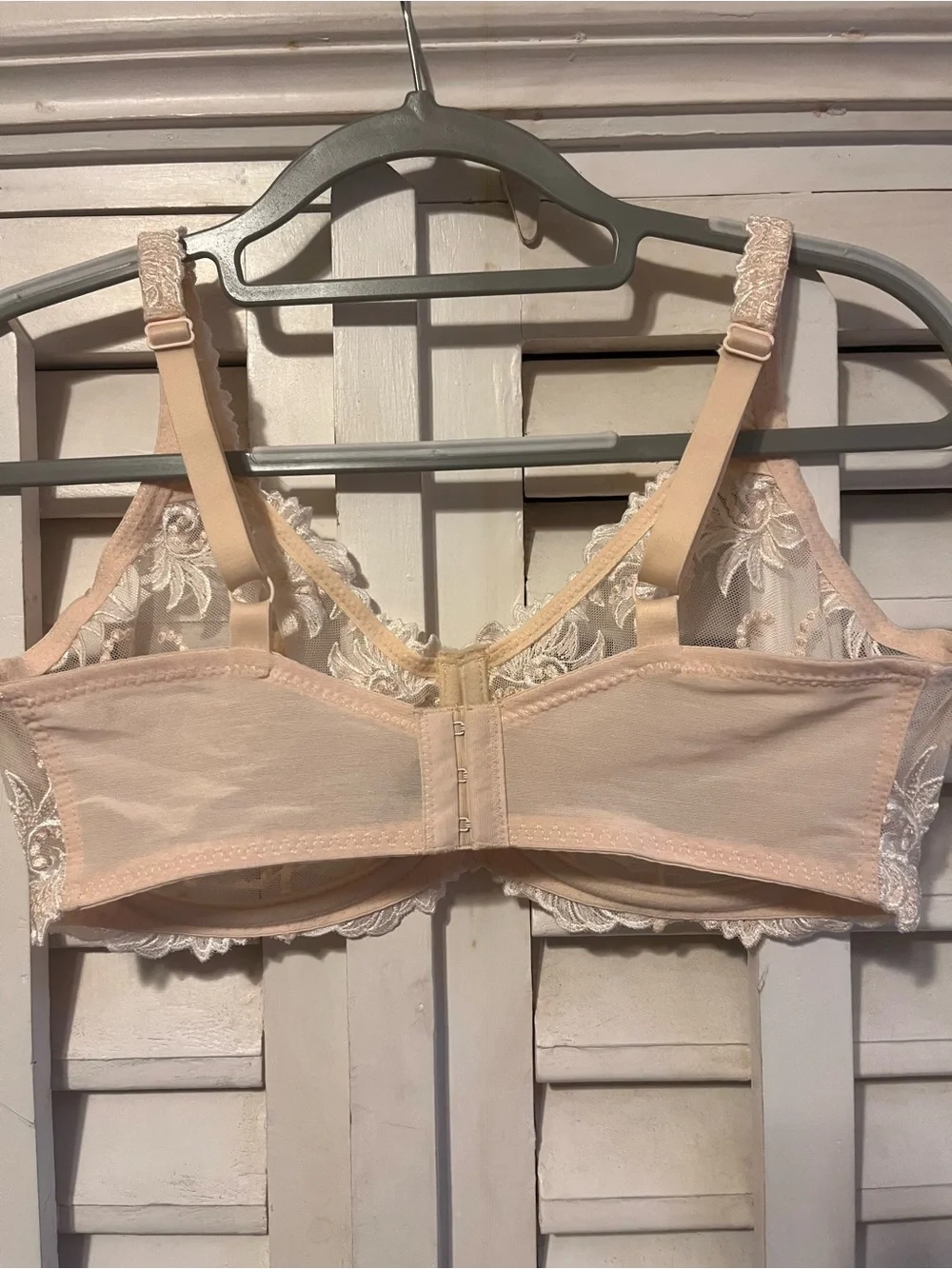 Soma Delicate Lace Underwire Bra & Panty Set - Cream - NWT